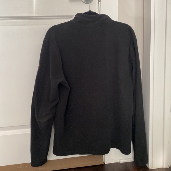 Eddie Bauer Black Fleece Half Zip Pullover - Picture 2 of 5